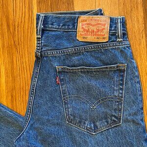 Men's Levi's 550 Relaxed Fit Jeans Size 32/32